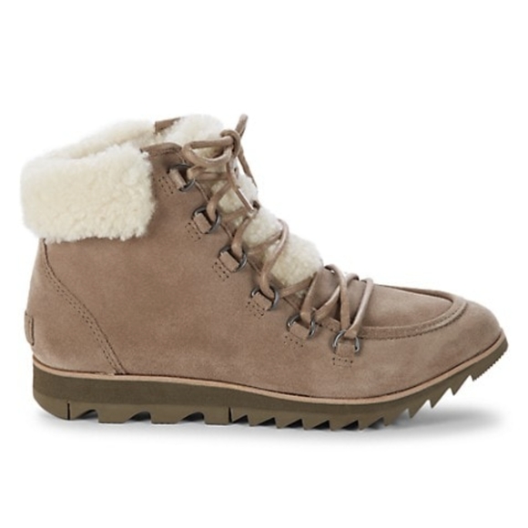 🔥LAST SOREL Suede Sherpa-Trimmed Boots 8.5 - Picture 5 of 7
